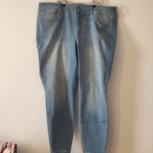 Torrid Light Blue Ankle Jeans